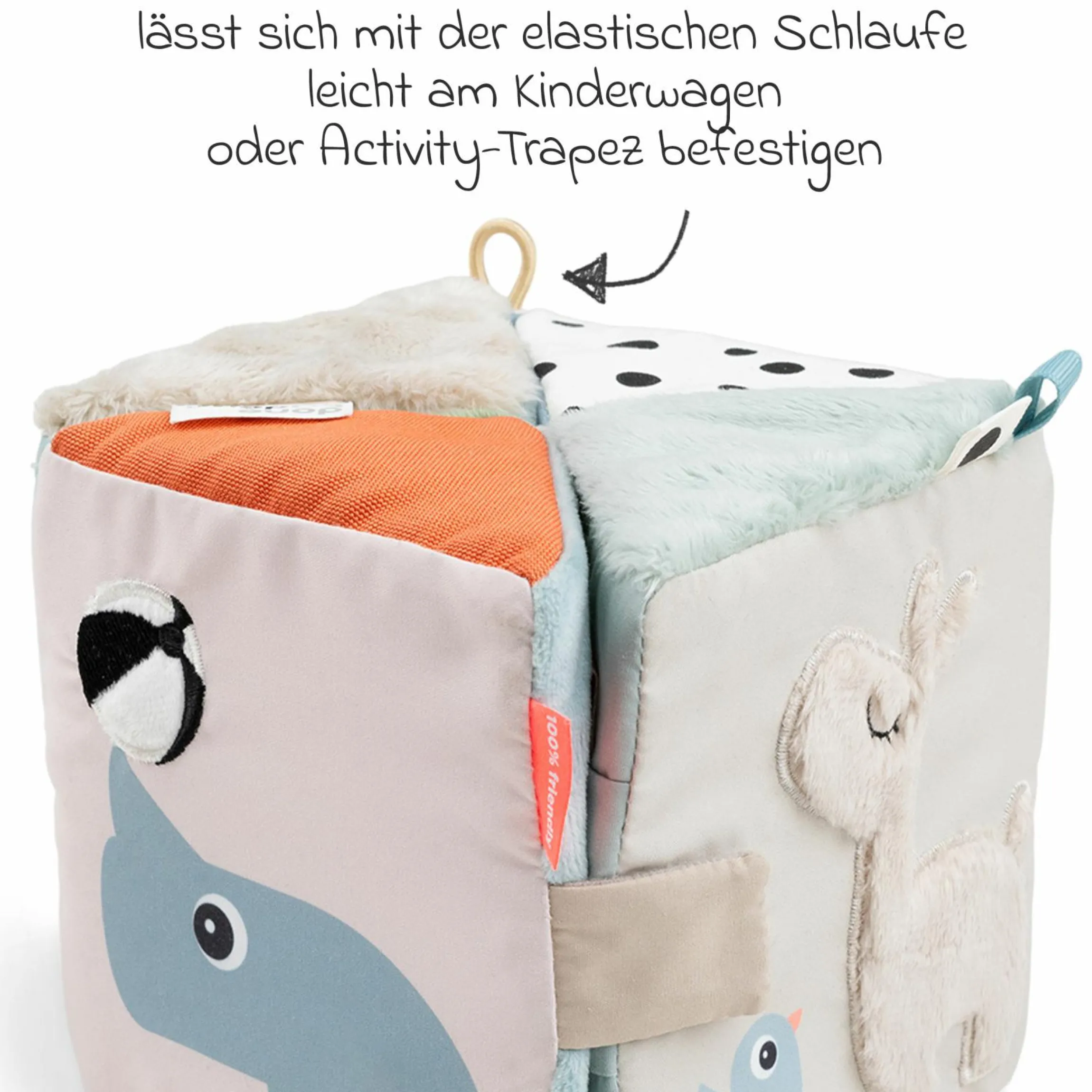 Sensory-Würfel aufklappbar - Deer Friends