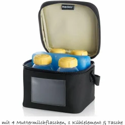 Set Kühltasche & 4 Flaschen