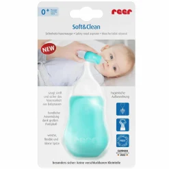 Sicherheits-Nasensauger Soft&Clean - Mintgrün