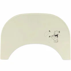 Silikon Auflage für Alpha Essbrett (rutschhemmend und abwischbar) - Highchair Tray Mat - Pooh - Dusty Beige