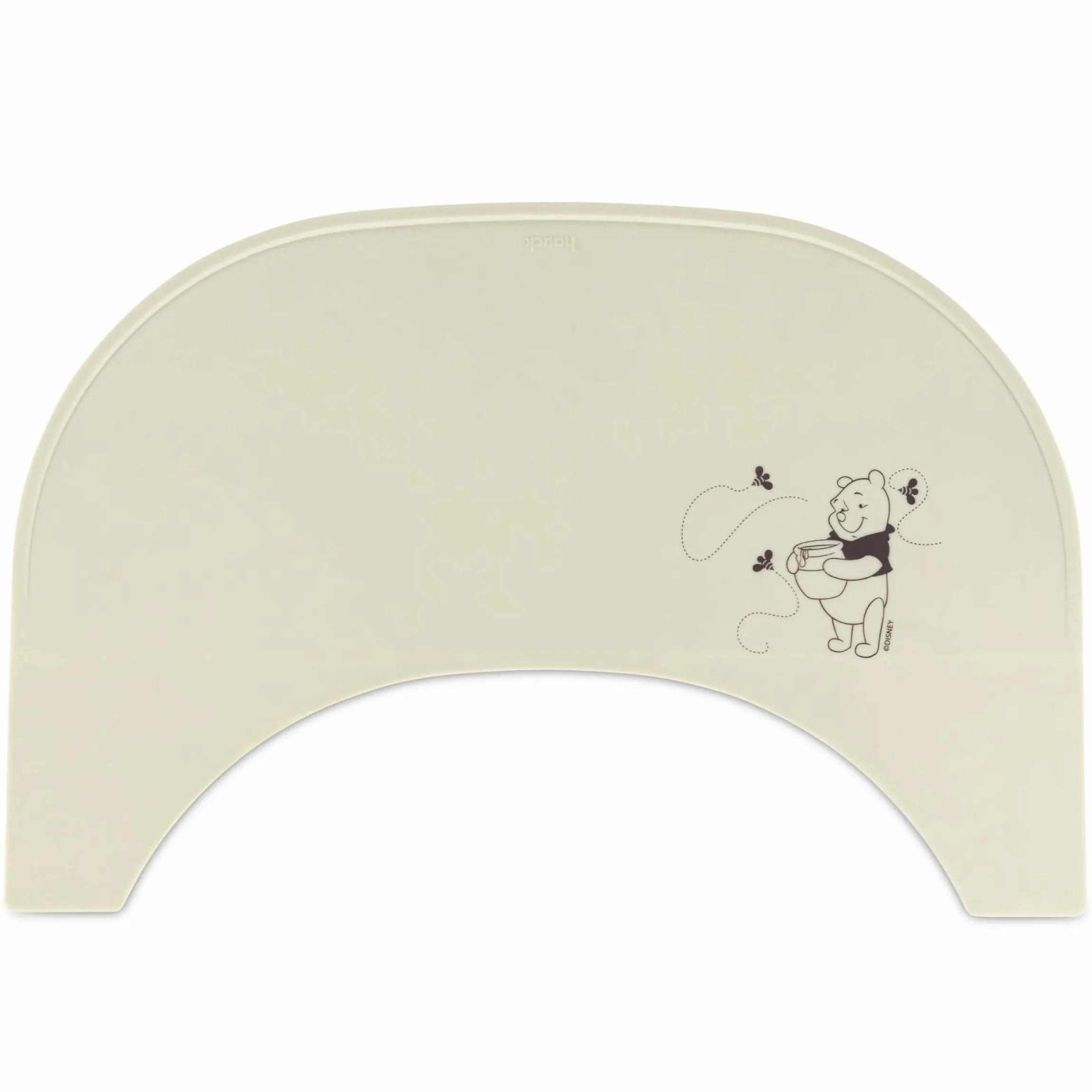 Silikon Auflage für Alpha Essbrett (rutschhemmend und abwischbar) - Highchair Tray Mat - Pooh - Dusty Beige