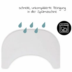 Silikon Auflage für Alpha Essbrett (rutschhemmend und abwischbar) - Highchair Tray Mat - Beige Speckle