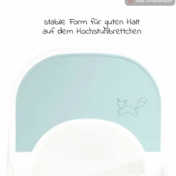 Silikon Auflage für Alpha Essbrett (rutschhemmend und abwischbar) - Highchair Tray Mat - Mint Fox
