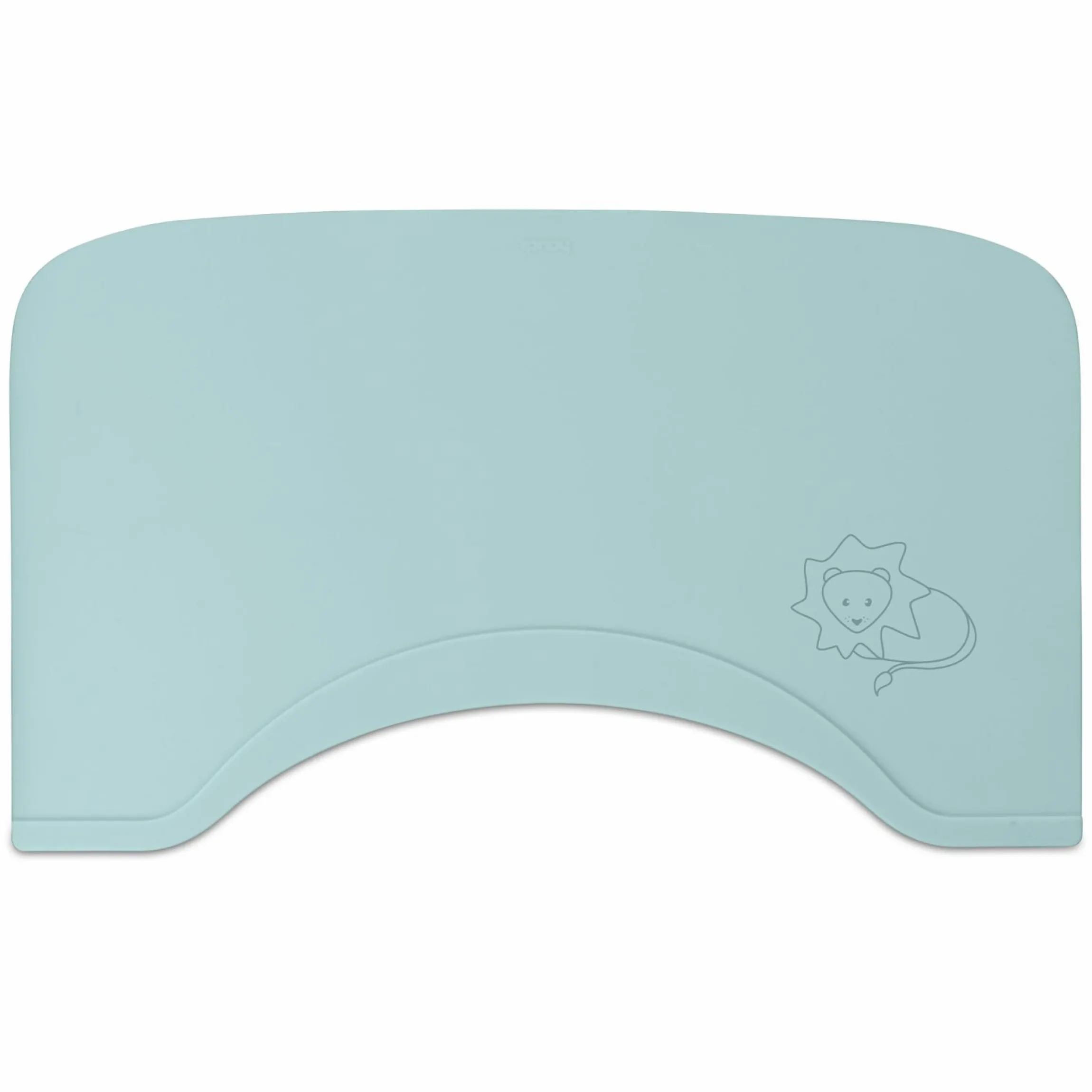 Silikon Auflage für Essbrett Wooden Tray (rutschhemmend und abwischbar) - Lion - Mint