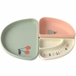 Silikon Trennschalen Set Section Dish Set - Happy Fruits - Cherry