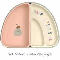 Silikon Trennschalen Set Section Dish Set - Happy Fruits - Cherry