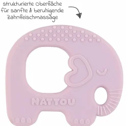 Silikon-Beißring - Elefant - Lilac