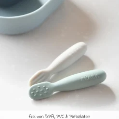 Silikon-Esslernlöffel 2er Pack - Salbeigrün