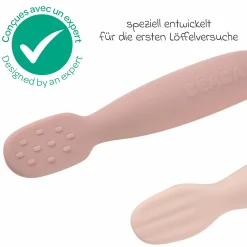 Silikon-Esslernlöffel 2er Pack - Marshmallow