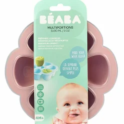 Silikon-Gefrierform Multiportions Blume 6 x 90 ml - Old Pink