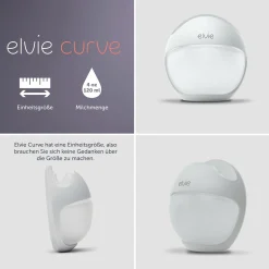 Silikon-Handmilchpumpe Curve