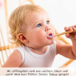 Silikon-Löffel 4er Pack mit Aufbewahrungsbox