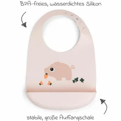 Silikon-Lätzchen - Pigee - Powder