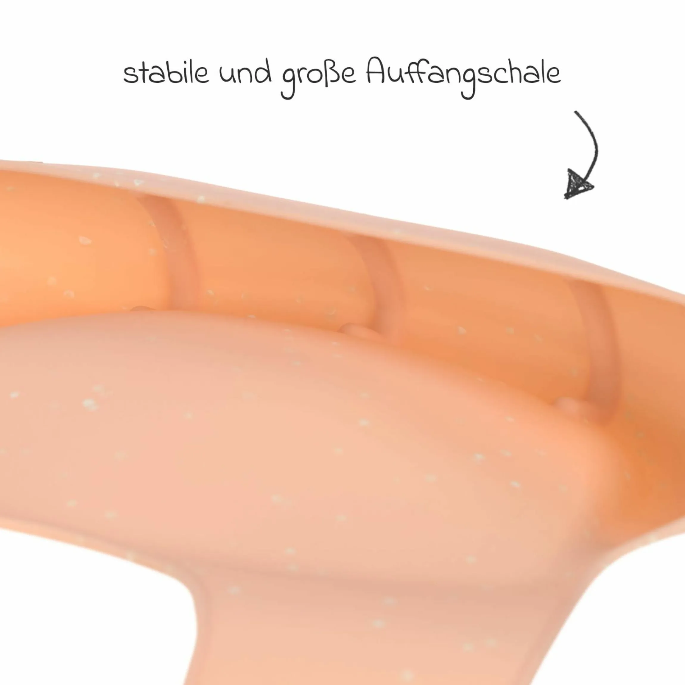 Silikon-Lätzchen 2er Pack - Apricot / Nature