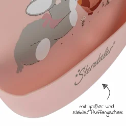Silikon-Lätzchen mit Auffangschale - Emmi Girl