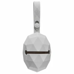 Silikon-Schnullerbox / Schnullerhalter - Diamant - Hellgrau