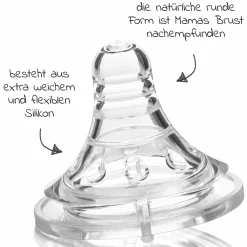 Silikon-Trinksauger 2er Pack Gr. M (für Folgenahrung 2)