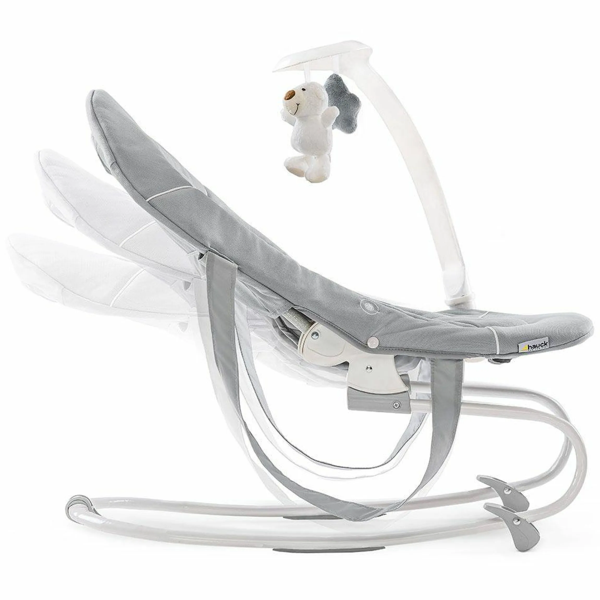 Sitn Relax 3in1 - Hochstuhl ab der Geburt, Babyliege und Wippe - Stretch Grey