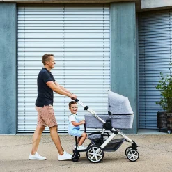 Sitz für Trittbrett Kiddie Ride On 2 - Black - Kollektion 2025