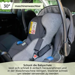 Sitzauflage für Babyschale Cool & Dry - Grau