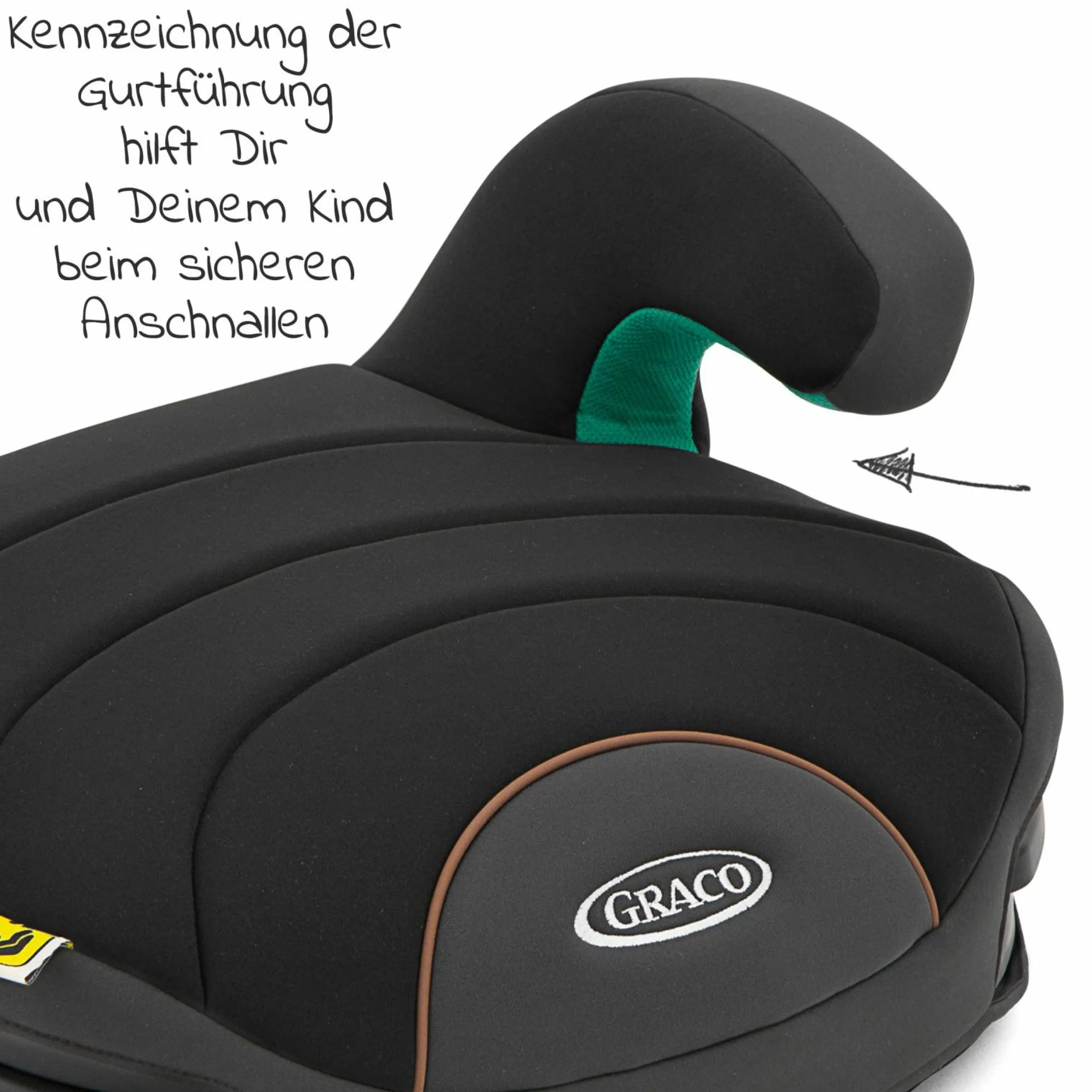 Sitzerhöhung Booster Eversure Lite R129 i-Size ab 7 Jahre - 12 Jahre (135 cm - 150 cm) nur 2kg leicht - Ebony - Kollektion 2025