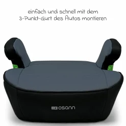 Sitzerhöhung Junior ab 7 Jahre - 12 Jahre (126 cm - 150 cm) - Nero - Kollektion 2025