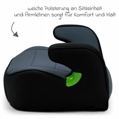Sitzerhöhung Junior ab 7 Jahre - 12 Jahre (126 cm - 150 cm) - Nero - Kollektion 2025