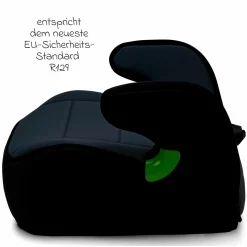 Sitzerhöhung Junior Gurtfix i-Size ab 7 Jahre - 12 Jahre (126 cm - 150 cm) nur 2,15 kg leicht - Nero - Kollektion 2025