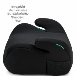 Sitzerhöhung Up i-Size ab 7 Jahre - 12 Jahre (125 cm - 150 cm) nur 2,15 kg leicht - Black - Kollektion 2025