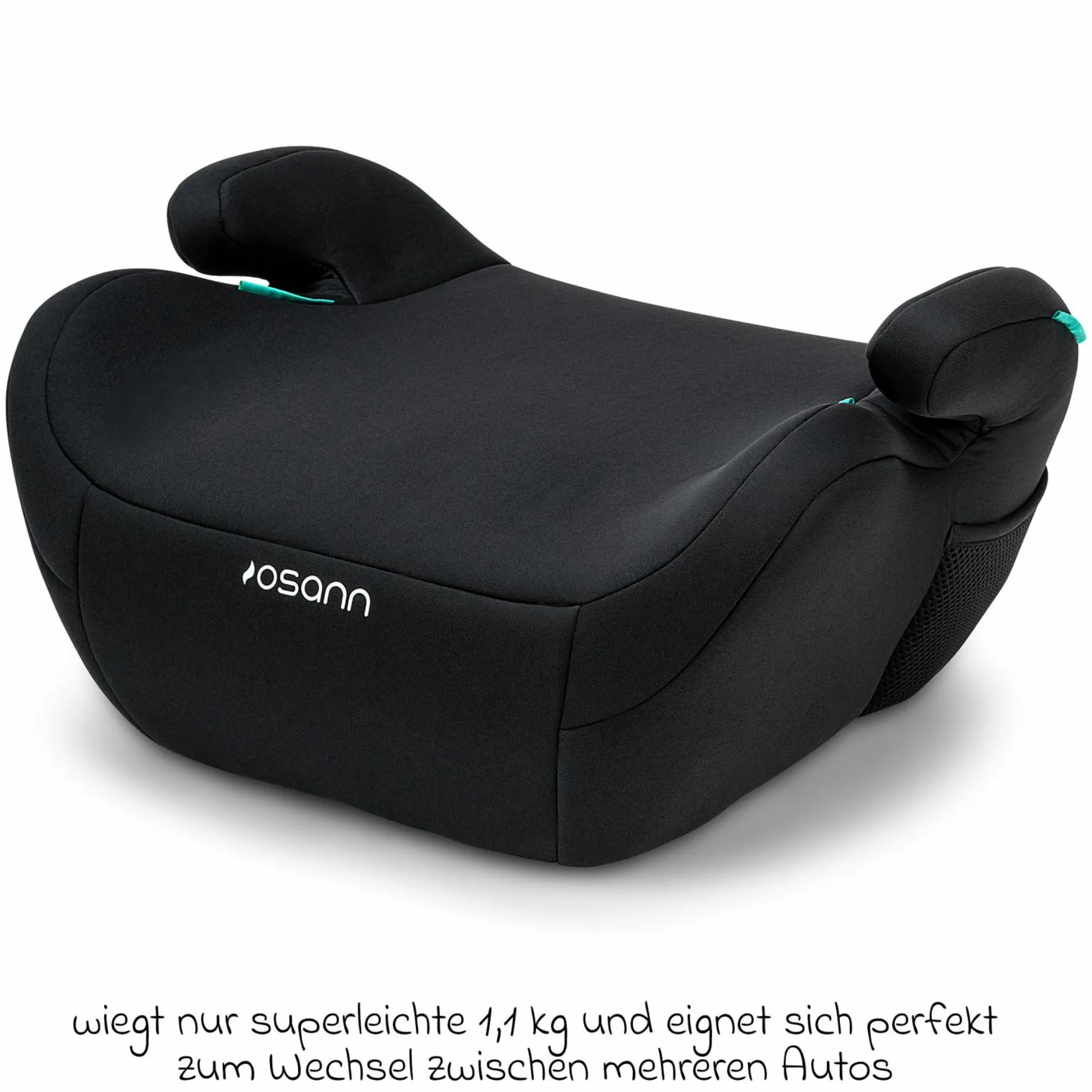 Sitzerhöhung Up i-Size ab 7 Jahre - 12 Jahre (125 cm - 150 cm) nur 2,15 kg leicht - Black - Kollektion 2025