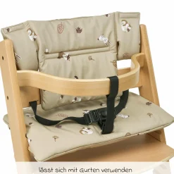 Sitzkissen / Hochstuhlauflage für Hochstuhl - Forest Animals