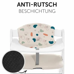 Sitzkissen / Hochstuhlauflage für Alpha Hochstuhl - Highchair Pad Select - Jersey Organic