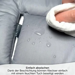 Sitzkissen / Hochstuhlauflage für Stokke Tripp Trapp - beschichtet - Grau