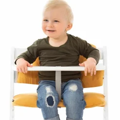 Sitzkissen / Hochstuhlauflage für Alpha Hochstuhl - Highchair Pad Select - Muslin Honey
