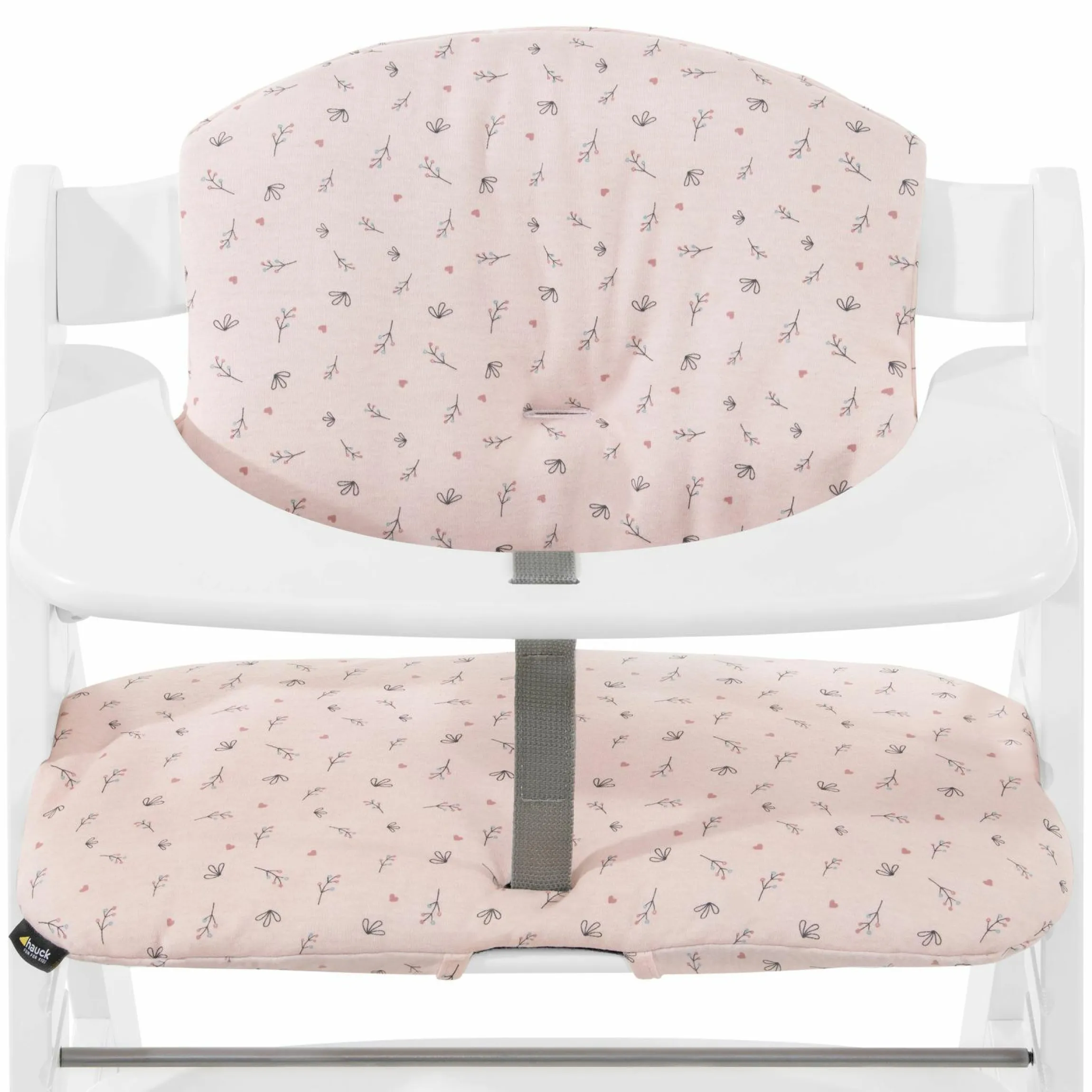 Sitzkissen / Hochstuhlauflage für Alpha Hochstuhl - Highchair Pad Select - Jersey Flowers Rose