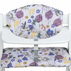 Sitzkissen / Hochstuhlauflage Highchair Pad für Alpha Plus Hochstuhl - Floral Beige