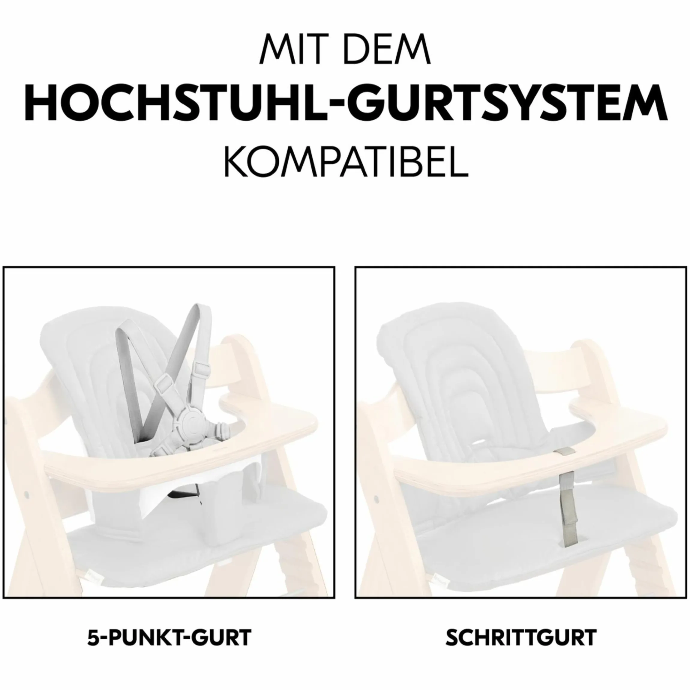 Sitzkissen / Hochstuhlauflage für Highchair Baby Seat - Dark Grey