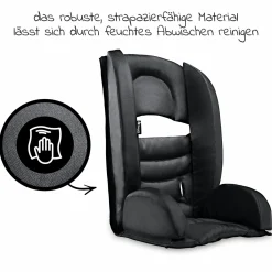 Sitzpolster für Dryk Duo Fahrradanhänger - Bike Trailer Comfort Seat - Black