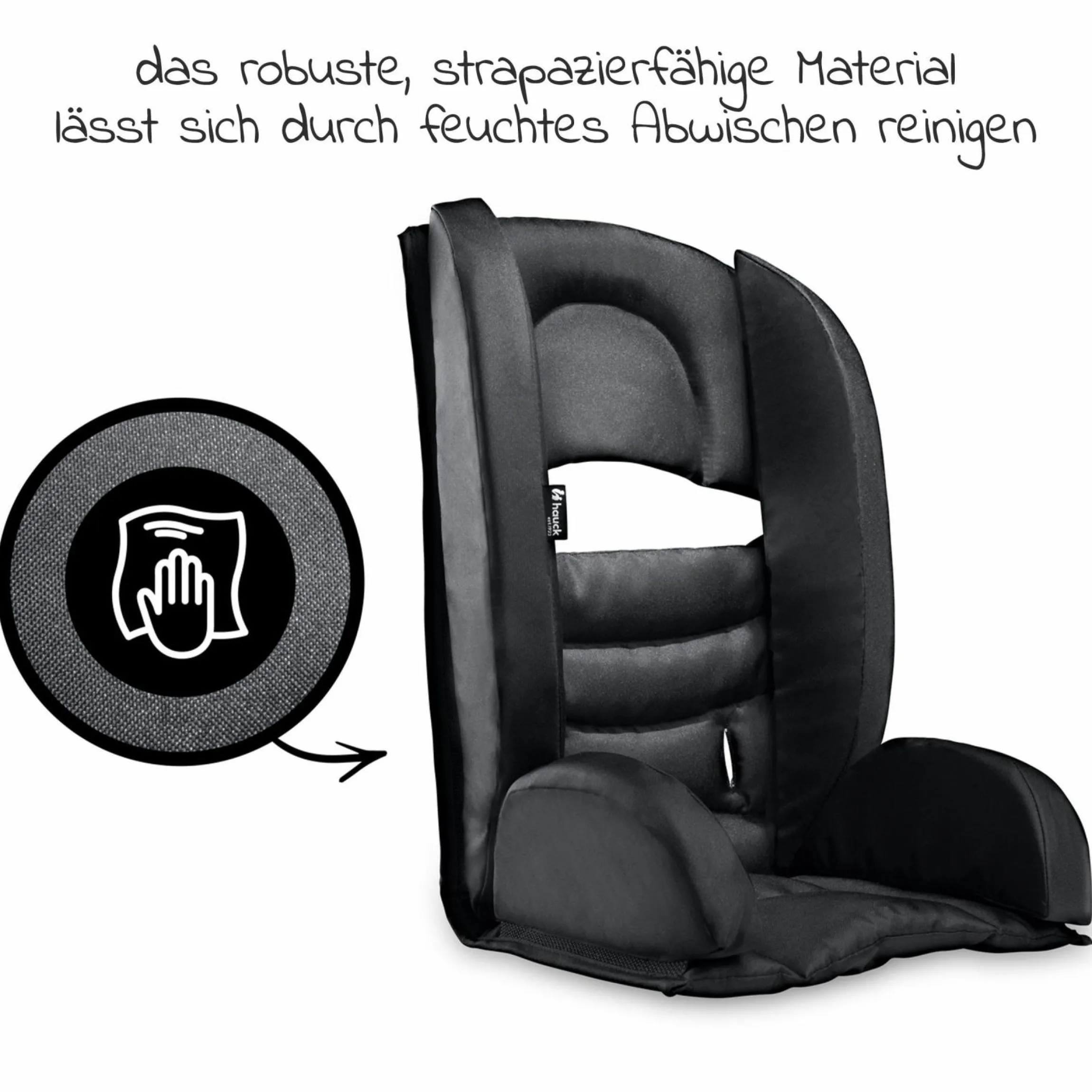 Sitzpolster für Dryk Duo Fahrradanhänger - Bike Trailer Comfort Seat - Black