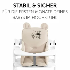 Sitzverkleinerer / Sitzkissen für Alpha Hochstuhl Cosy Select - Disney - Winnie the Pooh Beige
