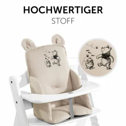Sitzverkleinerer / Sitzkissen für Alpha Hochstuhl Cosy Select - Disney - Winnie the Pooh Beige