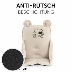 Sitzverkleinerer / Sitzkissen für Alpha Hochstuhl Cosy Select - Disney - Winnie the Pooh Beige