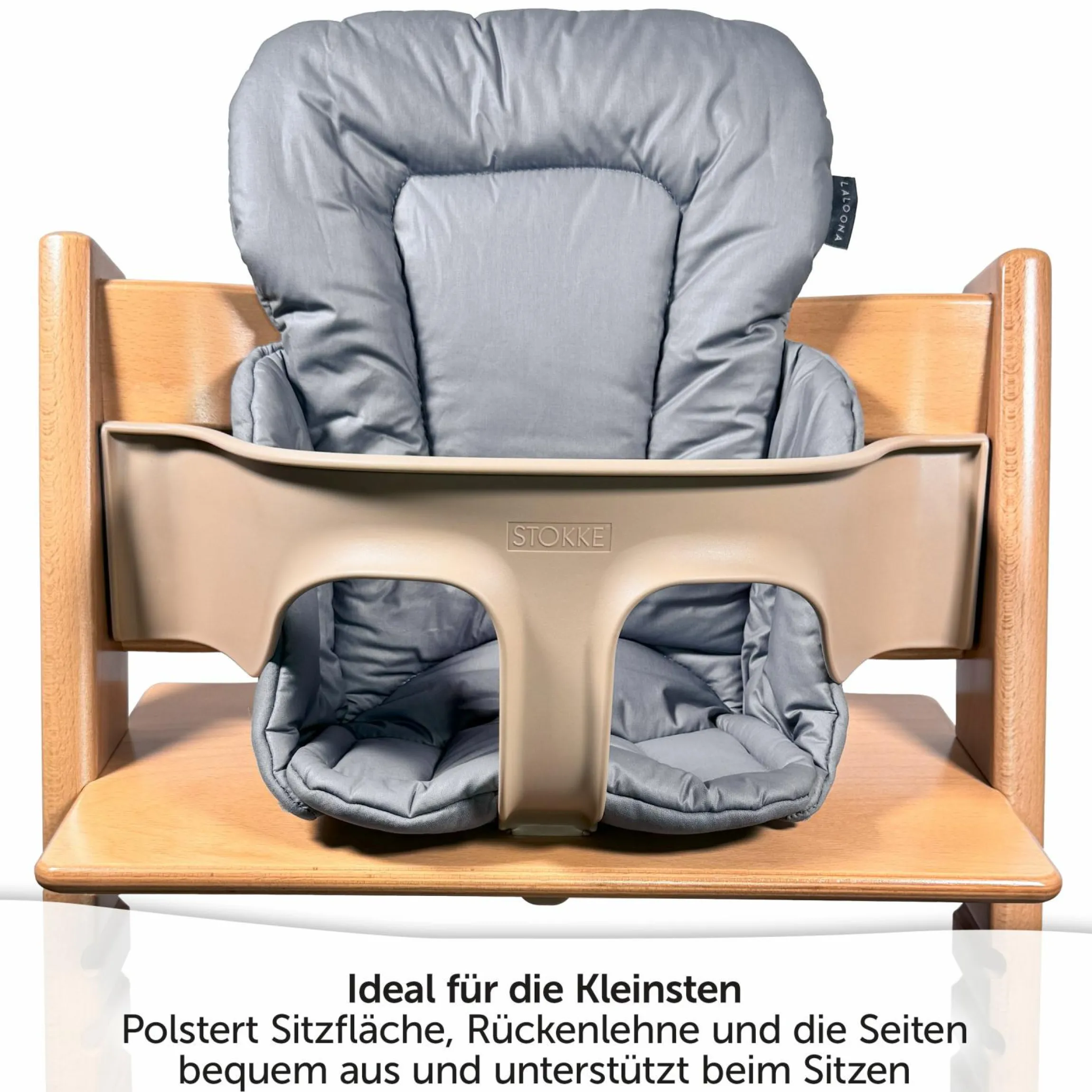 Sitzverkleinerer für Stokke Tripp Trapp Hochstuhl - beschichtet - Grau