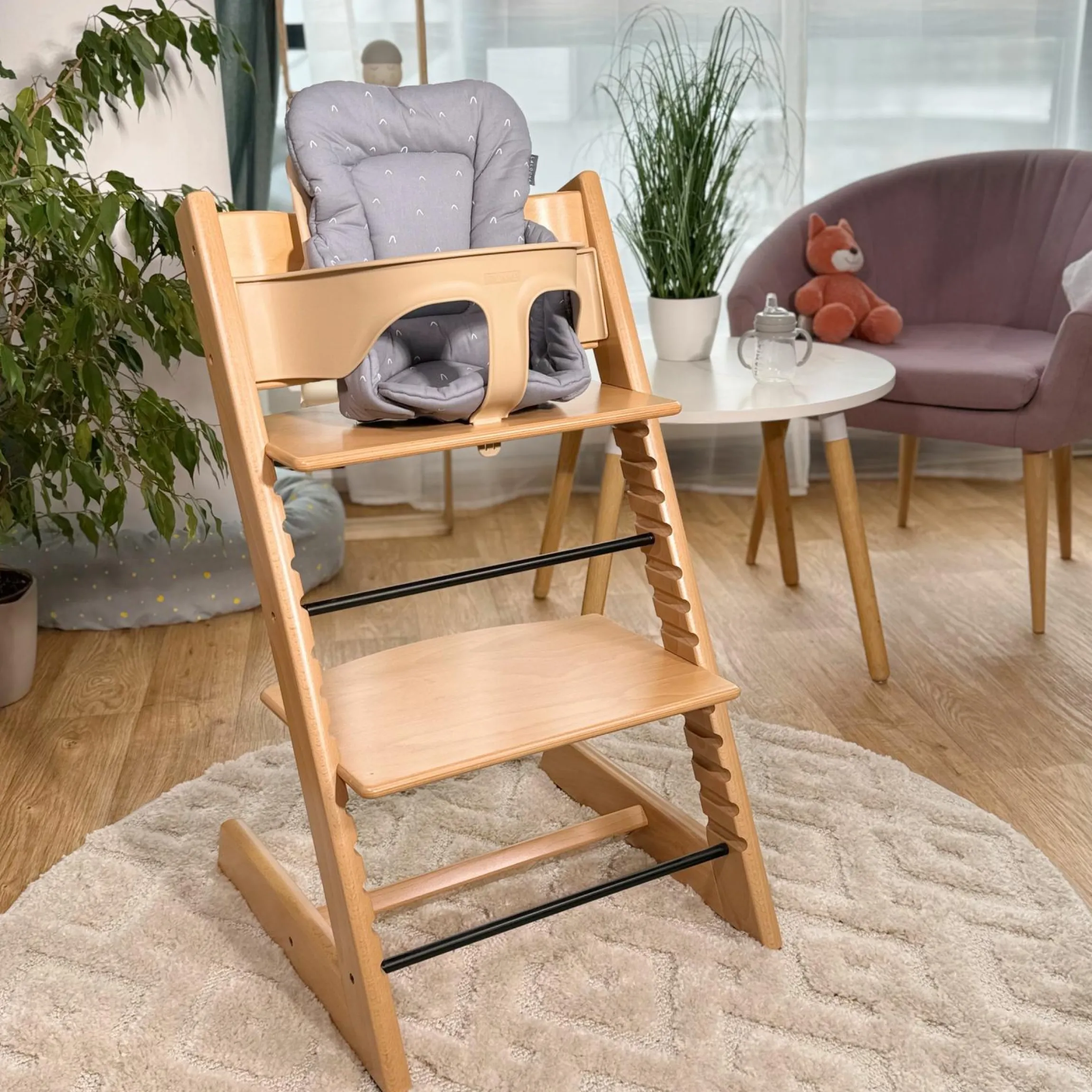 Sitzverkleinerer für Stokke Tripp Trapp Hochstuhl - Curves - Grau