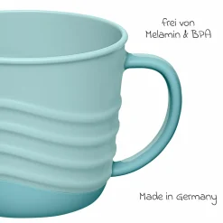 Snackbox / Kindertasse 2in1 eat green - Blau
