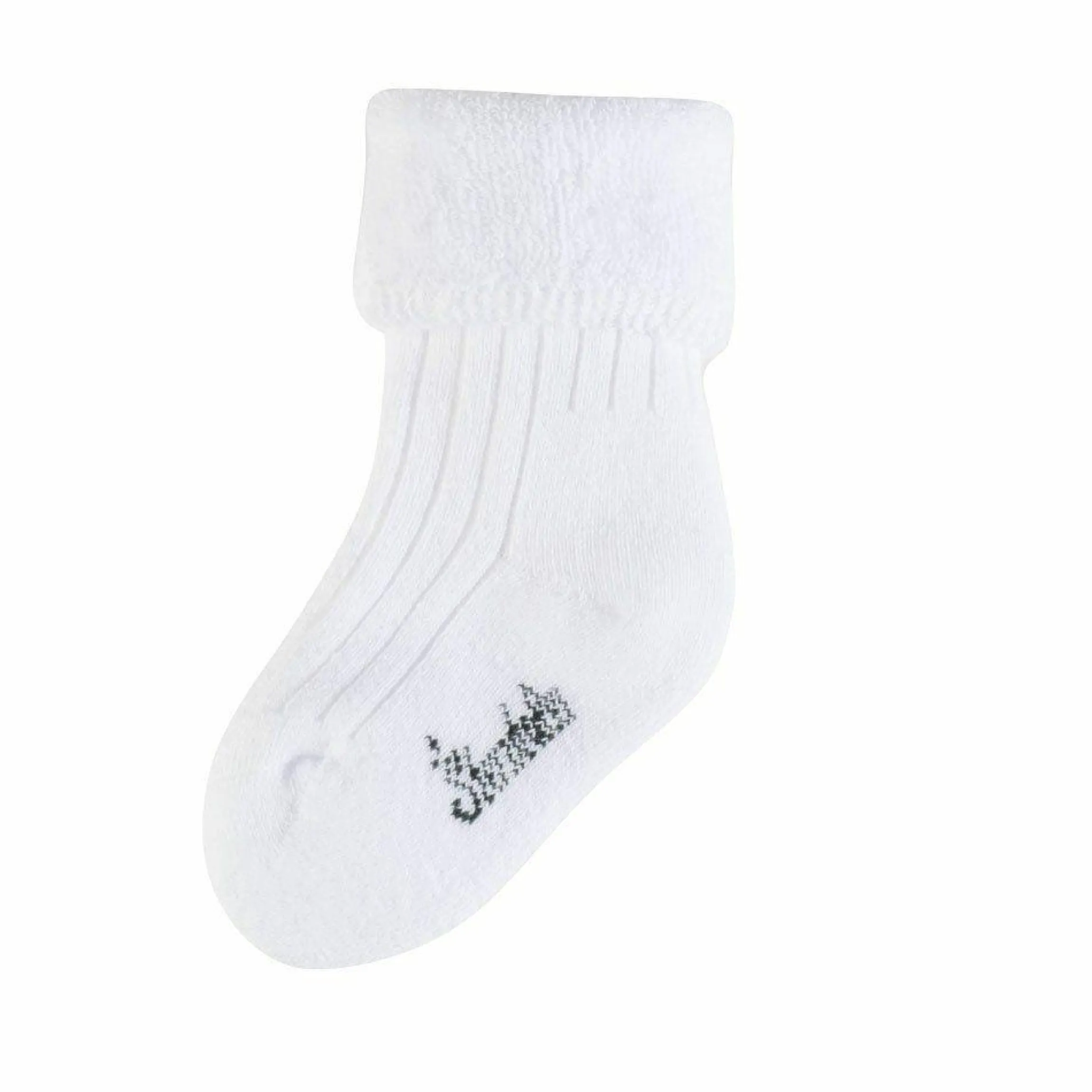Socken Rippenoptik - Weiß - Gr. 17 / 18