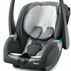 Sommerbezug für Babyschale Guardia & Privia - White Black