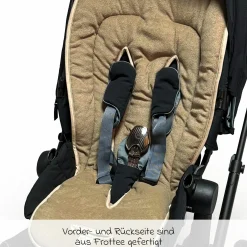 Sommer-Einlage Terry für Kinderwagen - Butternut - Kollektion 2024