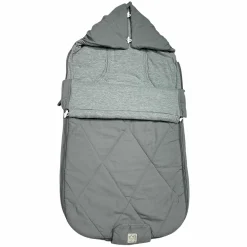 Sommerfußsack Aurora universal passend für alle Gurtsysteme für Kinderwagen, Buggy & Fahrradanhänger - Light Grey