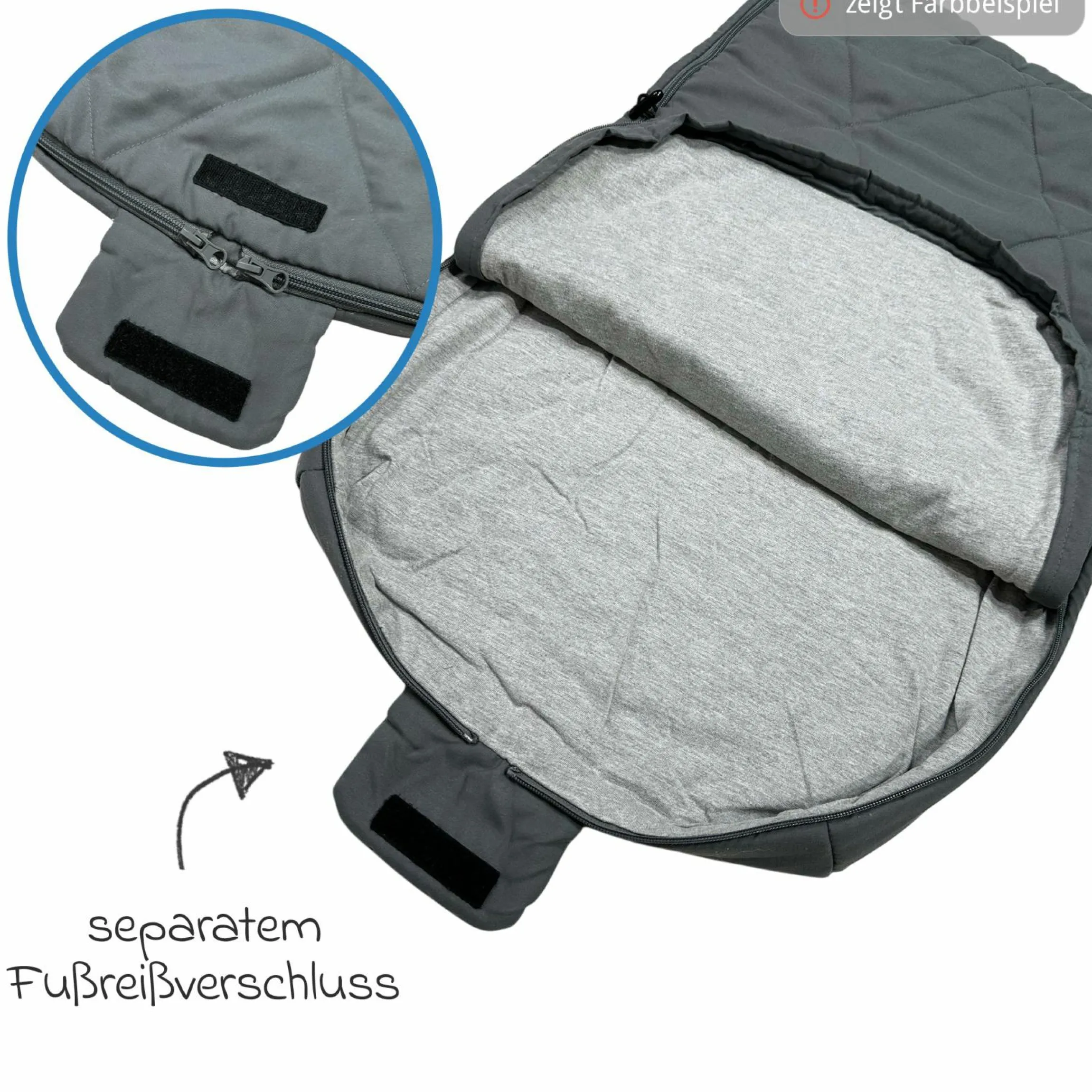 Sommerfußsack Aurora universal passend für alle Gurtsysteme für Kinderwagen, Buggy & Fahrradanhänger - Olive Green